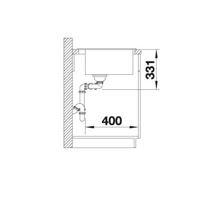 Blanco Pleon 6 Split 527139 Anderhalve Keukenspoelbak Links Silgranit Zacht Wit Opbouw