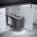 Hailo Solo-Automatic - 20 liter Hailo Donkergrijs Voor draaideurkasten
