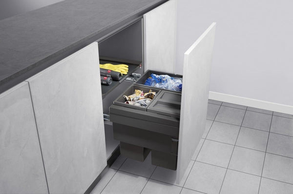 Hailo Cargo - Synchro - Front - 54 Liter Donkergrijs Voor frontdeurkasten