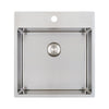 CARESSI CAPP45KR10 spoelbak 450x400mm opbouw/vlakinbouw HPL-bladen