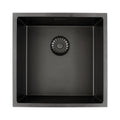 CARESSI CAGRPP40BK-TU Black Line spoelbak 450x450mm opbouw/onderbouw