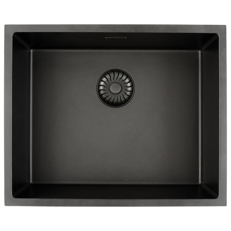 CARESSI CAGRPP50BK-TU Black Line spoelbak 550x450mm opbouw/onderbouw