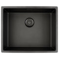 CARESSI CAGRPP50BK-FL Black Line spoelbak 540x440mm vlakinbouw