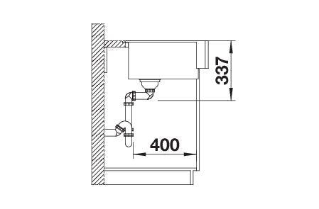 BLANCO VINTERA XL 9-UF Spoelbak Graniet antraciet 526101