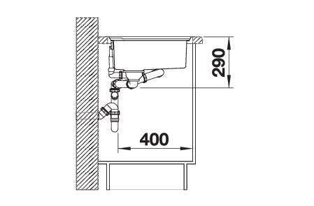 BLANCO AXIS III 6 S-IF Edition spoelbak RVS 522106