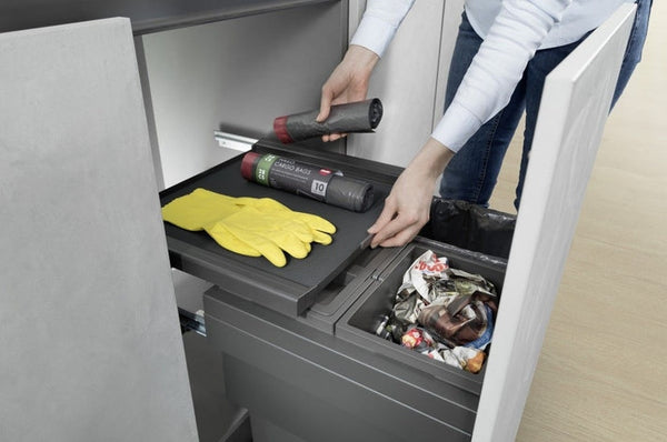 Hailo Cargo - Synchro - Front - 44 Liter Donkergrijs Voor frontdeurkasten