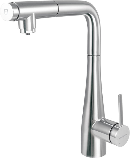 Deante ERIDAN 075M Keukenkraan met Uittrekbare Uitloop & Aansluiting voor Waterfilter – Chroom