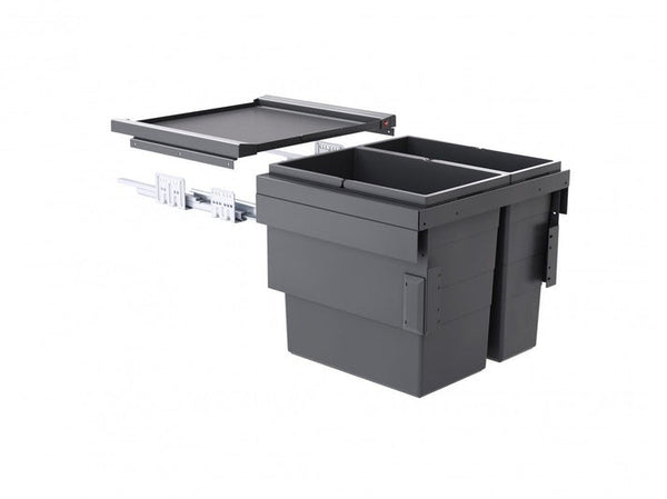 Hailo Cargo - Synchro - Front - 46 Liter Donker grijs Voor frontdeurkasten