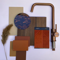 Caressi Copper Line Keukenkraan CA1106CO ECO Vaste Uitloop