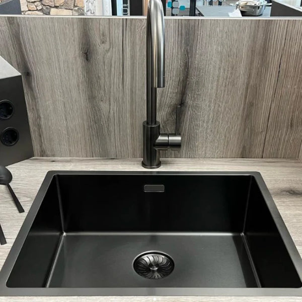 TEKA Spoelbak Zenit Links Met Afdruipgedeelte Rechts RVS Zijdeglans 860x520mm 115100004 TEKA Spoelbak Zenit Links Met Afdruipgedeelte Rechts RVS Zijdeglans 860x520mm 115100004