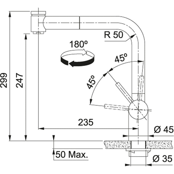 Franke Atlas Neo Keukenkraan RVS 1150521441