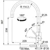 Franke Eos Neo Keukenkranen RVS 1150590044