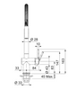 Franke Keukenkraan Active J uittrekbare 2 jet uitloop chroom