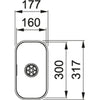 Franke LAX 110.16 Spoelbakken RVS 1120157551