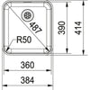 Franke LAX 110.36 Spoelbakken RVS 1220157548