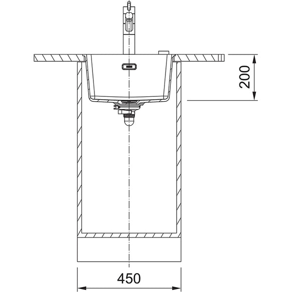 Franke MRG 210/110-37 Spoelbak Mat Zwart 1350667709