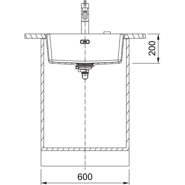 Franke MRG 210/110-52 Mat zwart 135.0667.708