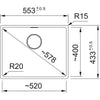 Franke MRG 210/110-52 Mat zwart 135.0667.708