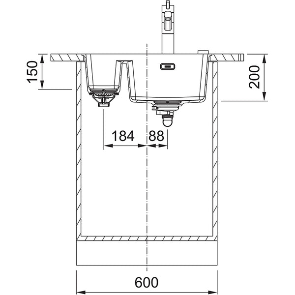 Franke Maris MRG 260-35-15 SBR Oyster