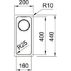 Franke Mythos MYX 110-16 Spoelbak RVS 1220638196