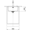 Franke Mythos MYX 110-45 Spoelbak RVS 1220638198