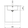 Franke Mythos MYX 110-50 Spoelbak RVS 1220638199