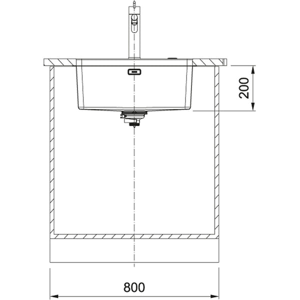 Franke Mythos MYX 110-50 Spoelbak RVS 1220638199