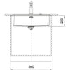 Franke Mythos MYX 110-70 Spoelbak RVS 1220638271