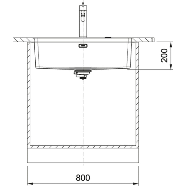 Franke Mythos MYX 110-70 Spoelbak RVS 1220638271