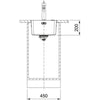 Franke Mythos MYX 210-34 Spoelbak RVS 1270638274