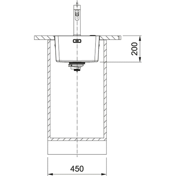 Franke Mythos MYX 210-34 Spoelbak RVS 1270638274