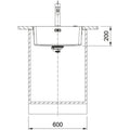 Franke Mythos MYX 210-50 Spoelbak RVS 127.0638.276