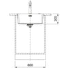 Franke Mythos MYX 210-50 Spoelbak RVS 127.0638.276