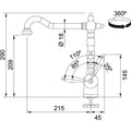 Franke Particolare Old England Keukenkranen Chroom 1150060360