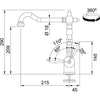 Franke Particolare Old England Keukenkranen Chroom 1150060360