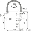 Franke Pescara Keukenkraan RVS 1150472960