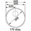 Franke ROX 610 Spoelbakken RVS 1010032933