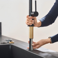 Hansgrohe Talis M54 72840 Mat zwart Keukenkraan Vaste uitloop Recht