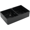 Villeroy & Boch 90 X Dubbele Spoelbak Keramisch Pure Black