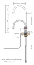 Quooker PRO3 Classic Nordic Round