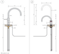 Quooker COMBI+ Nordic Round Twintaps
