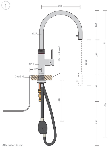 Quooker Flex COMBI+