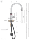 Quooker COMBI Flex RVS