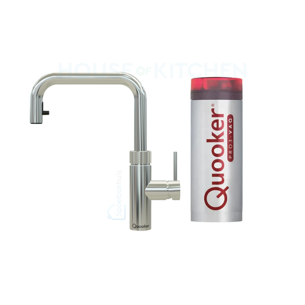 Quooker Flex Square Chroom PRO3