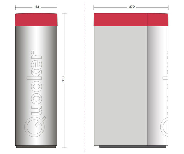 Quooker Flex met COMBI+ boiler & CUBE reservoir 5-in-1 kraan Chroom 6