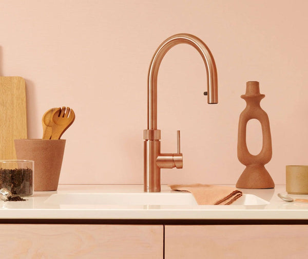 Quooker Flex met COMBI boiler & CUBE reservoir 5-in-1 kraan Rose Copper 1