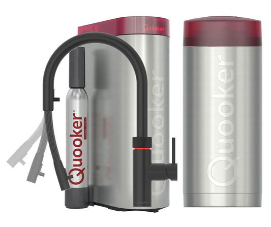 Quooker Flex met COMBI boiler & CUBE reservoir 5-in-1 kraan Zwart 0