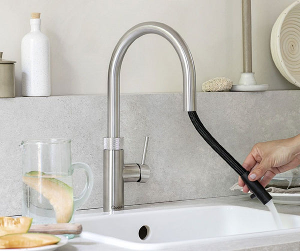 Quooker Flex met PRO3 boiler & CUBE reservoir 5-in-1 kraan RVS 1