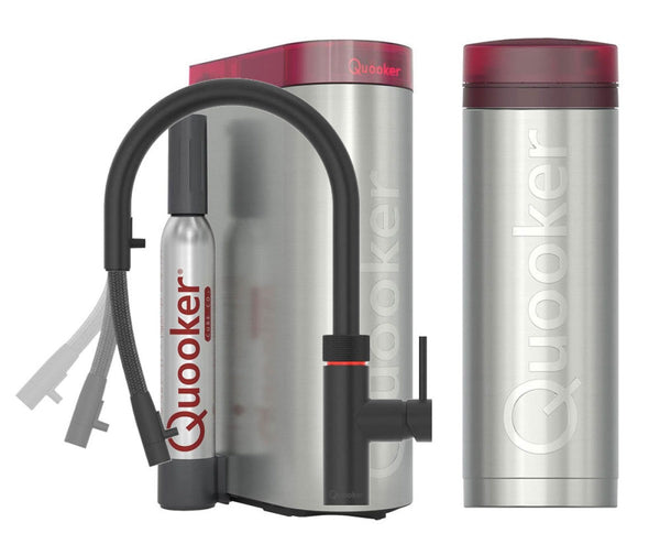 Quooker Flex met PRO3 boiler & CUBE reservoir 5-in-1 kraan Zwart 0