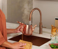Quooker Fusion Round met COMBI+ boiler & CUBE reservoir 5-in-1 kraan Rose Copper 1